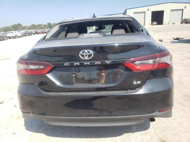 4T1C11AK3MU556894 - 2021 TOYOTA CAMRY LE BLACK photo 6