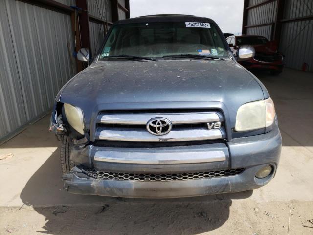 5TBBT44195S468042 - 2005 TOYOTA TUNDRA ACCESS CAB SR5 BLUE photo 5