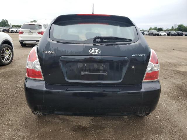 KMHCN3BC9AU157717 - 2010 HYUNDAI ACCENT SE BLACK photo 6