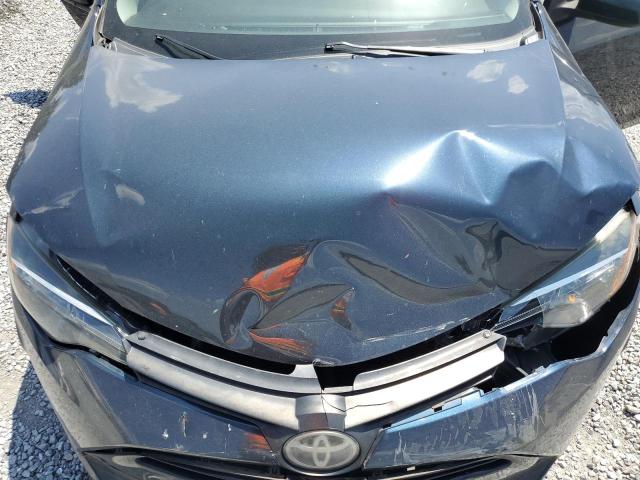 2T1BURHE9KC157522 - 2019 TOYOTA COROLLA L BLUE photo 11