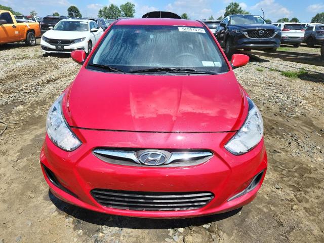 KMHCT5AE5CU029269 - 2012 HYUNDAI ACCENT GLS RED photo 5