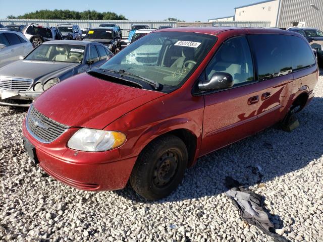 2C4GP44L43R111926 - 2003 CHRYSLER TOWN & COU LX RED photo 1