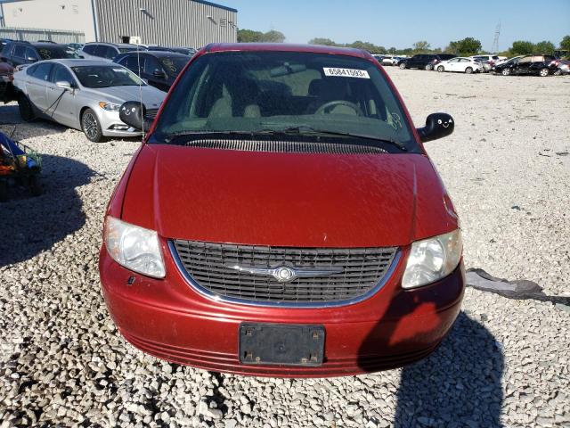 2C4GP44L43R111926 - 2003 CHRYSLER TOWN & COU LX RED photo 5