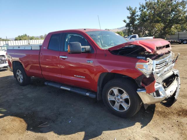 5TFCY5F16HX021652 - 2017 TOYOTA TUNDRA DOUBLE CAB SR/SR5 RED photo 4
