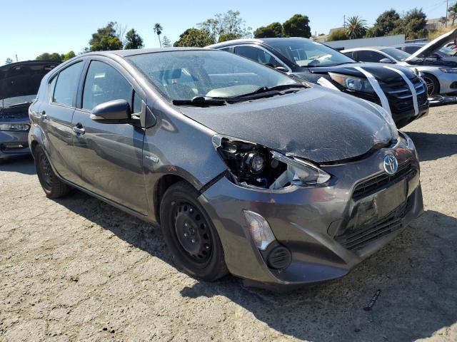 JTDKDTB35F1098550 - 2015 TOYOTA PRIUS C CHARCOAL photo 4