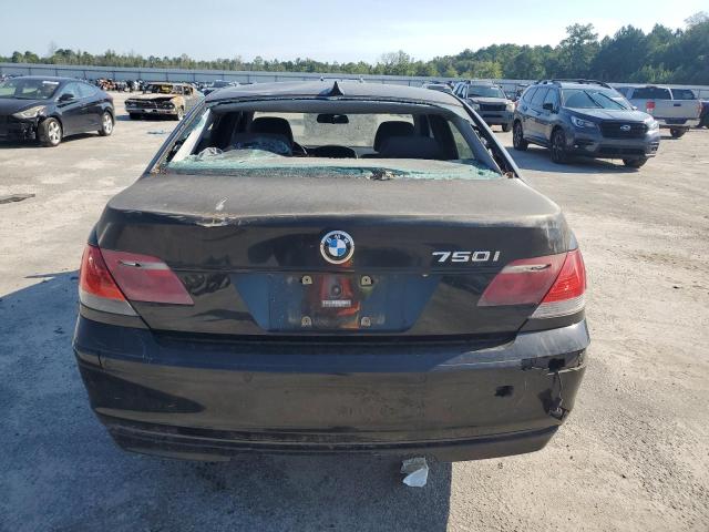 WBAHL83556DT05279 - 2006 BMW 750 I Noir photo 6