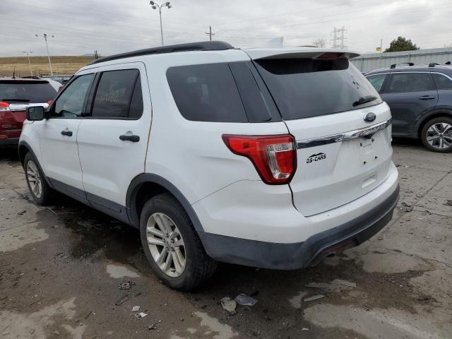 1FM5K8B81GGA12673 - 2016 FORD EXPLORER WHITE photo 3