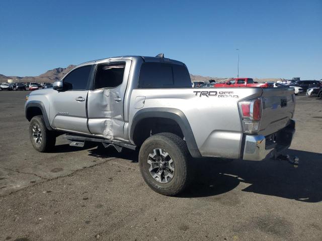 5TFAZ5CNXMX114437 - 2021 TOYOTA TACOMA DOUBLE CAB SILVER photo 2