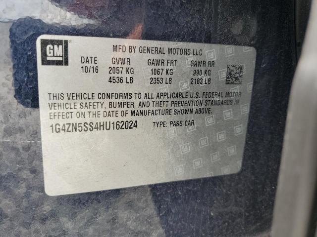 1G4ZN5SS4HU162024 - 2017 BUICK LACROSSE PREFERRED BLUE photo 12