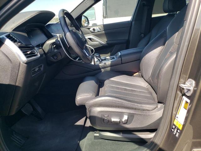 5UXCY6C03M9H25809 - 2021 BMW X6 XDRIVE40I BROWN photo 7