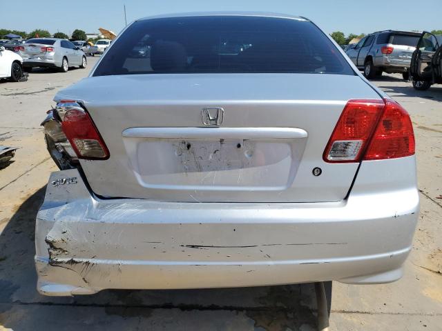 2HGES16395H540913 - 2005 HONDA CIVIC DX VP SILVER photo 6