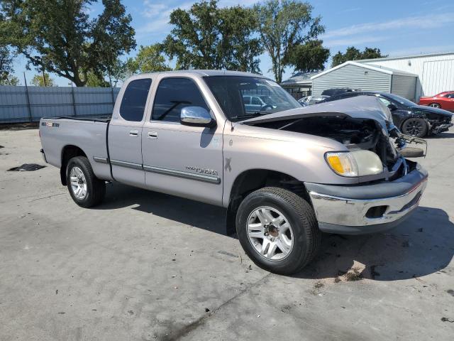 5TBRT3412YS069017 - 2000 TOYOTA TUNDRA ACCESS CAB ბეჟი ფოტო 4