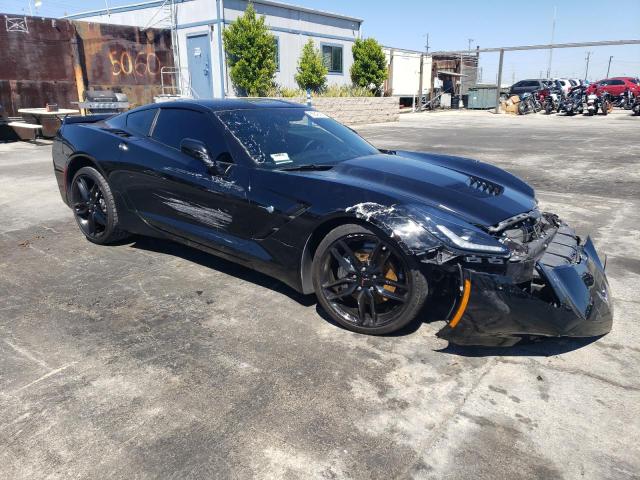 1G1YB2D71K5104978 - 2019 CHEVROLET CORVETTE STINGRAY 1LT BLACK photo 4