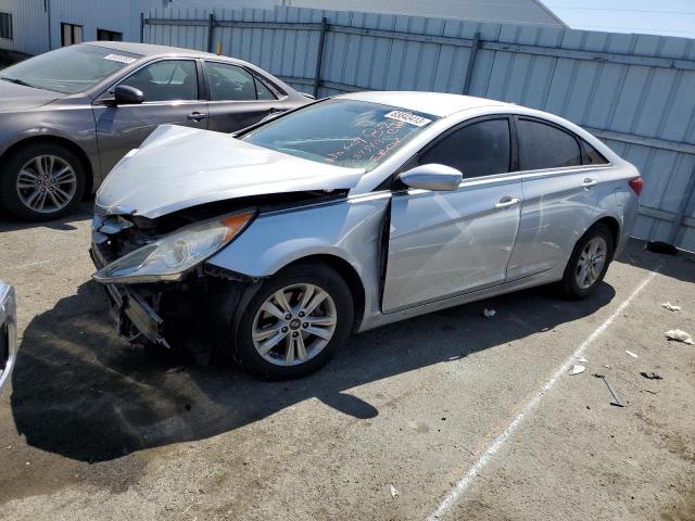 5NPEB4AC7DH671593 - 2013 HYUNDAI SONATA GLS SILVER photo 1