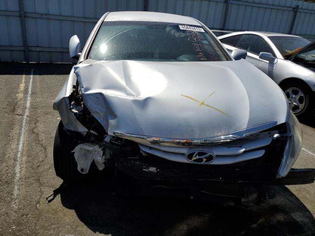 5NPEB4AC7DH671593 - 2013 HYUNDAI SONATA GLS SILVER photo 5