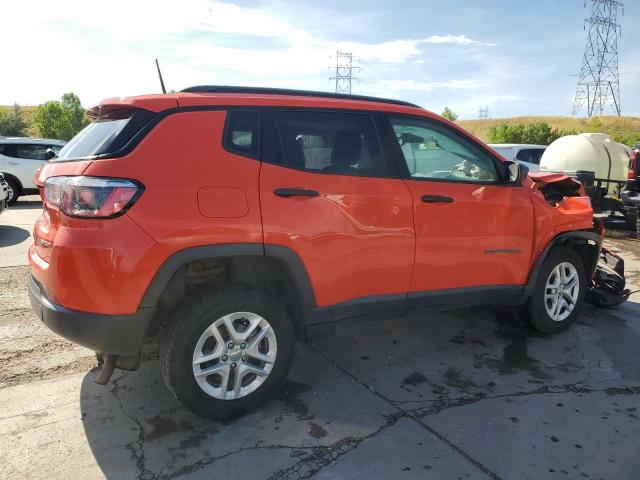 3C4NJDAB4HT698654 - 2017 JEEP COMPASS SPORT 橙色 照片 3