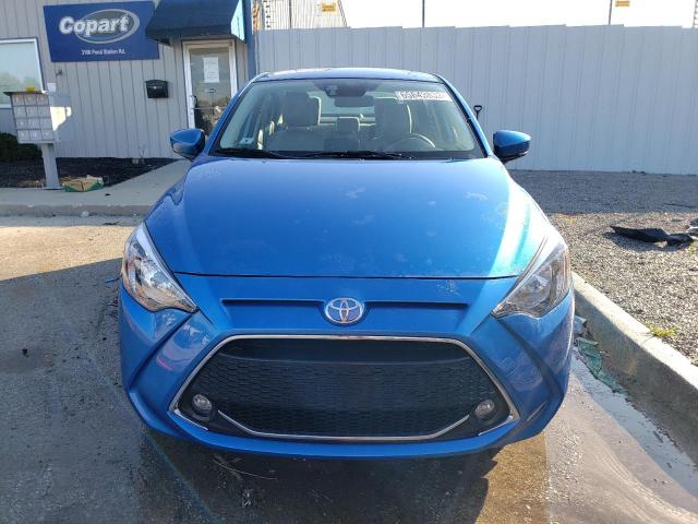 3MYDLBYV4KY511273 - 2019 TOYOTA YARIS L BLUE photo 5