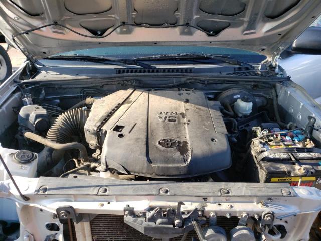 5TFJU4GN3DX031547 - 2013 TOYOTA TACOMA DOUBLE CAB PRERUNNER SILVER photo 11