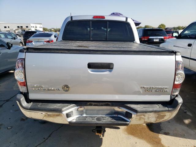 5TFJU4GN3DX031547 - 2013 TOYOTA TACOMA DOUBLE CAB PRERUNNER SILVER photo 6