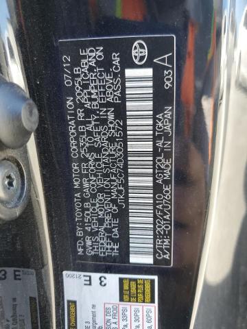 JTKJF5C74D3051572 - 2013 TOYOTA SCION TC 黑色 照片 13