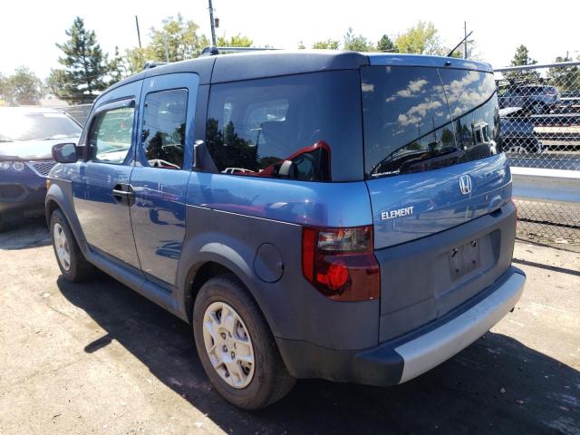 5J6YH273X6L002511 - 2006 HONDA ELEMENT LX BLUE photo 2