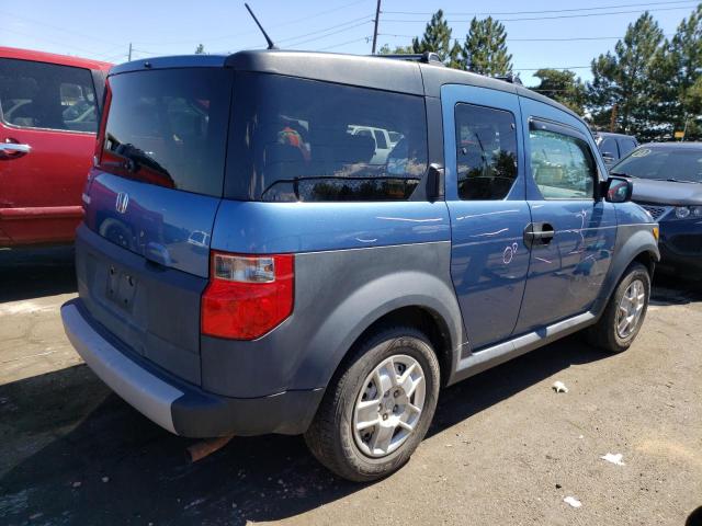 5J6YH273X6L002511 - 2006 HONDA ELEMENT LX BLUE photo 3