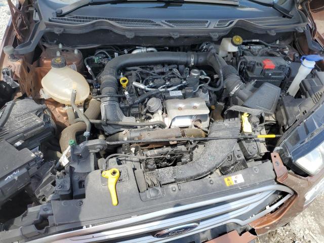 MAJ3S2GE5KC299867 - 2019 FORD ECOSPORT SE ORANGE photo 11