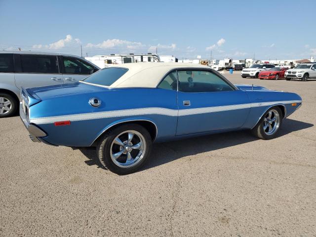 JH23G2B159324 - 1972 DODGE CHALLENGER BLUE photo 3