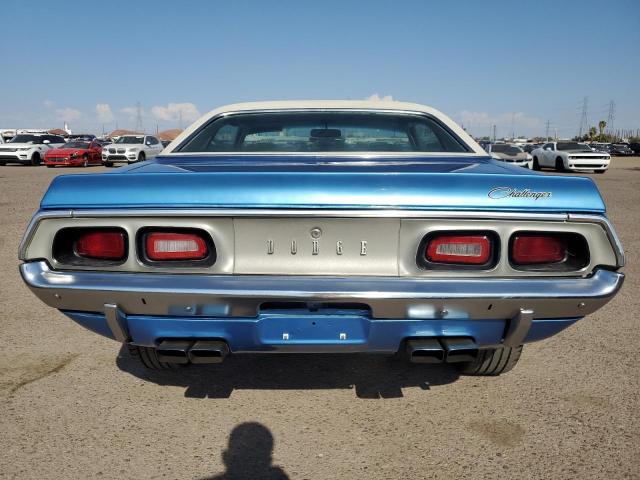 JH23G2B159324 - 1972 DODGE CHALLENGER BLUE photo 6