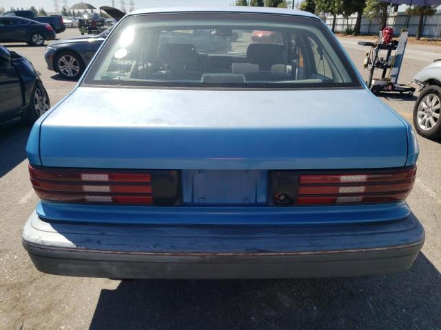 1P3XP28DXMN512905 - 1991 PLYMOUTH SUNDANCE AMERICA BLUE photo 6