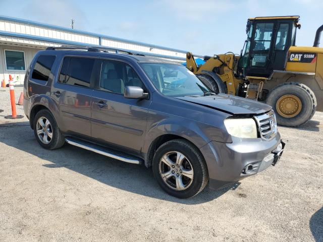 5FNYF3H4XEB005290 - 2014 HONDA PILOT EX GRAY photo 4