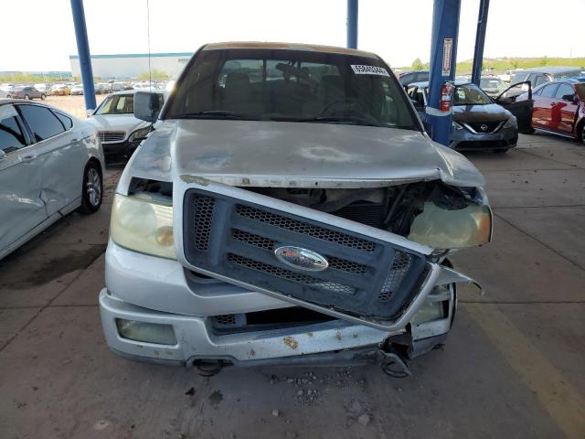 1FTPW14535KB58790 - 2005 FORD F150 SUPERCREW SILVER photo 5