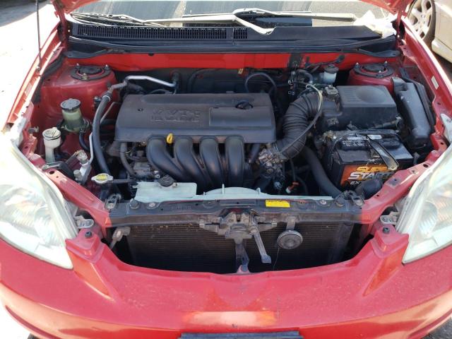 2T1KR32E63C009918 - 2003 TOYOTA COROLLA MA XR RED photo 11