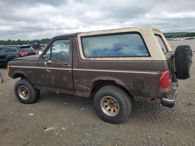 1FMEU15N8JLA03468 - 1988 FORD BRONCO U100 BROWN photo 2