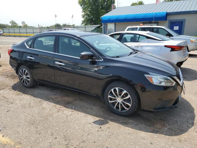 3N1AB7AP4HL666539 - 2017 NISSAN SENTRA S BLACK photo 4