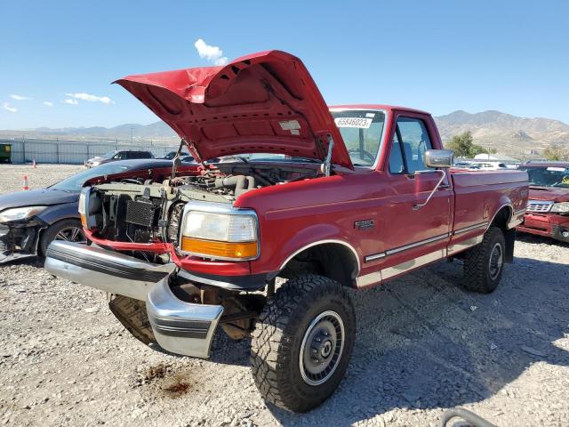 2FTHF36G8RCA36340 - 1994 FORD F350 RED photo 1