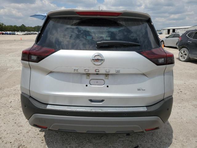 5N1AT3CA2MC828066 - 2021 NISSAN ROGUE SL SILVER photo 6