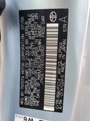 JTKDE177470160901 - 2007 TOYOTA SCION TC 银色 照片 12