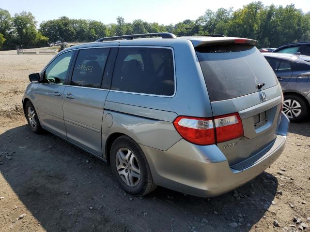 5FNRL38436B049789 - 2006 HONDA ODYSSEY EX GRAY photo 2