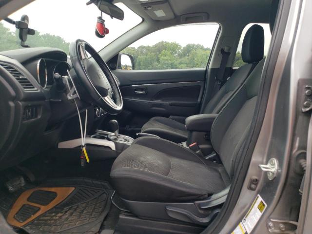 4A4AR4AU1EE025687 - 2014 MITSUBISHI OUTLANDER SE GRAY photo 7