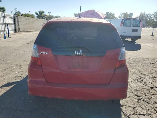 JHMGE8H54CC021062 - 2012 HONDA FIT SPORT RED photo 6