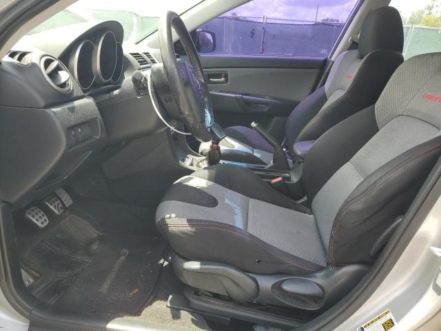 JM1BK34L771698961 - 2007 MAZDA SPEED 3 SILVER photo 7