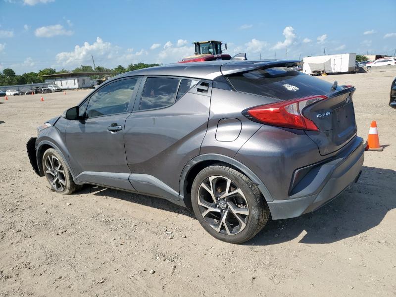 JTNKHMBX8K1036305 - 2019 TOYOTA C-HR XLE GRAY photo 2