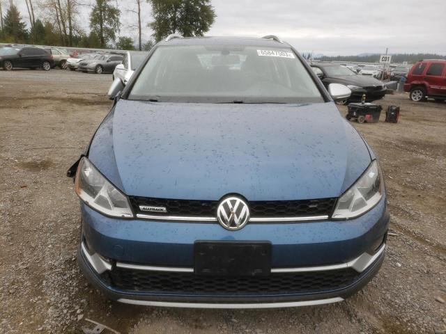 3VWH17AU4HM514000 - 2017 VOLKSWAGEN GOLF ALLTR S BLUE photo 5