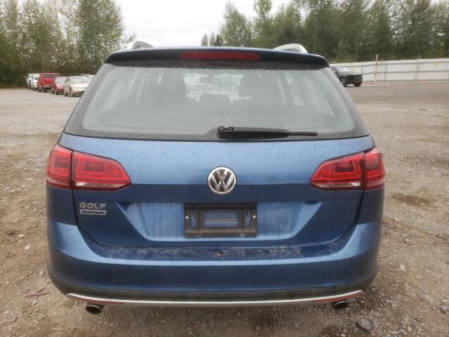 3VWH17AU4HM514000 - 2017 VOLKSWAGEN GOLF ALLTR S BLUE photo 6