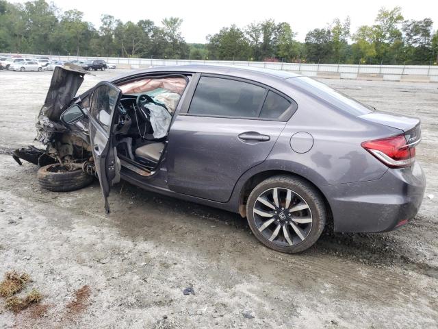 19XFB2F97EE034506 - 2014 HONDA CIVIC EXL GRAY photo 2