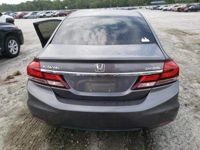 19XFB2F97EE034506 - 2014 HONDA CIVIC EXL GRAY photo 6