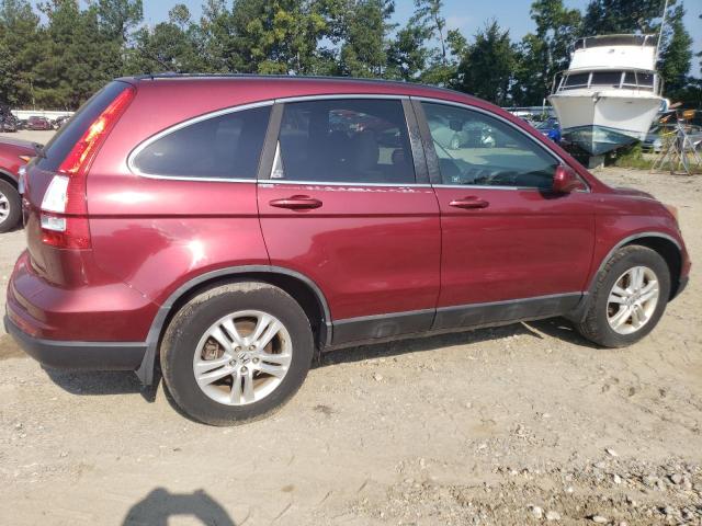 5J6RE4H71BL034607 - 2011 HONDA CR-V EXL MAROON photo 3