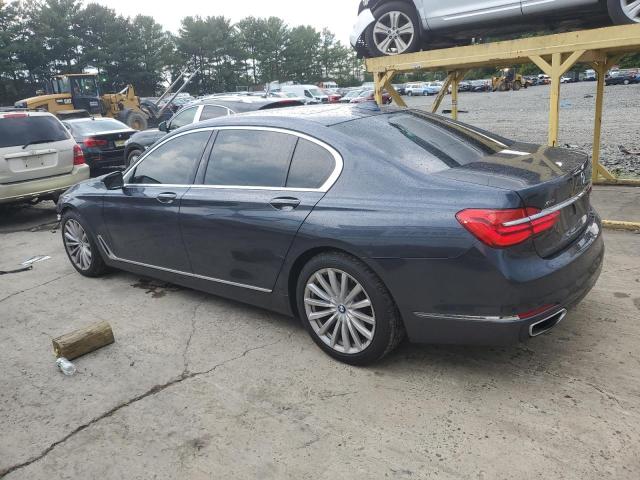 WBA7E4C32HGU99963 - 2017 BMW 740 XI BLUE photo 2