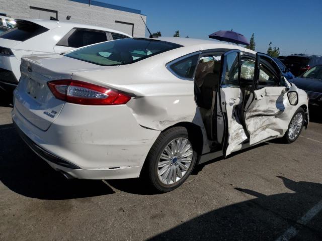 3FA6P0LU1DR371121 - 2013 FORD FUSION SE HYBRID WHITE photo 3